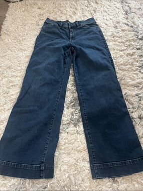 Ann Taylor Trouser jeans 8 wide leg
